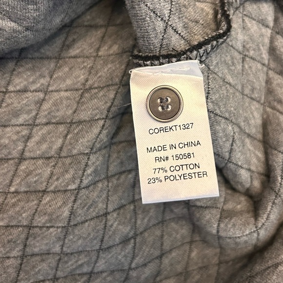 Flag & Anthem Charcoal Heather Alloway Quilted Shirt Jacket - Picture 9 of 10